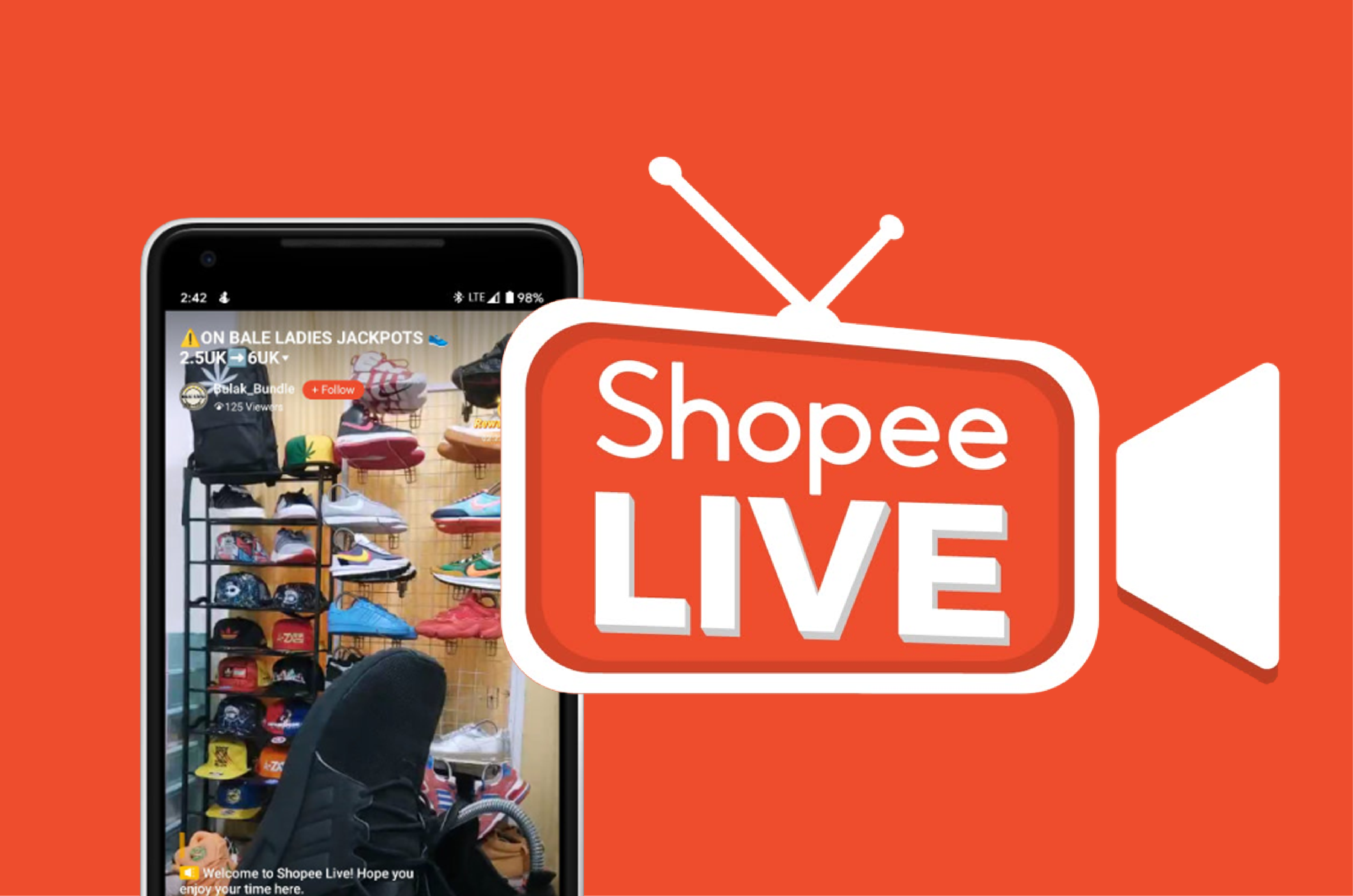 Shopee Live สด